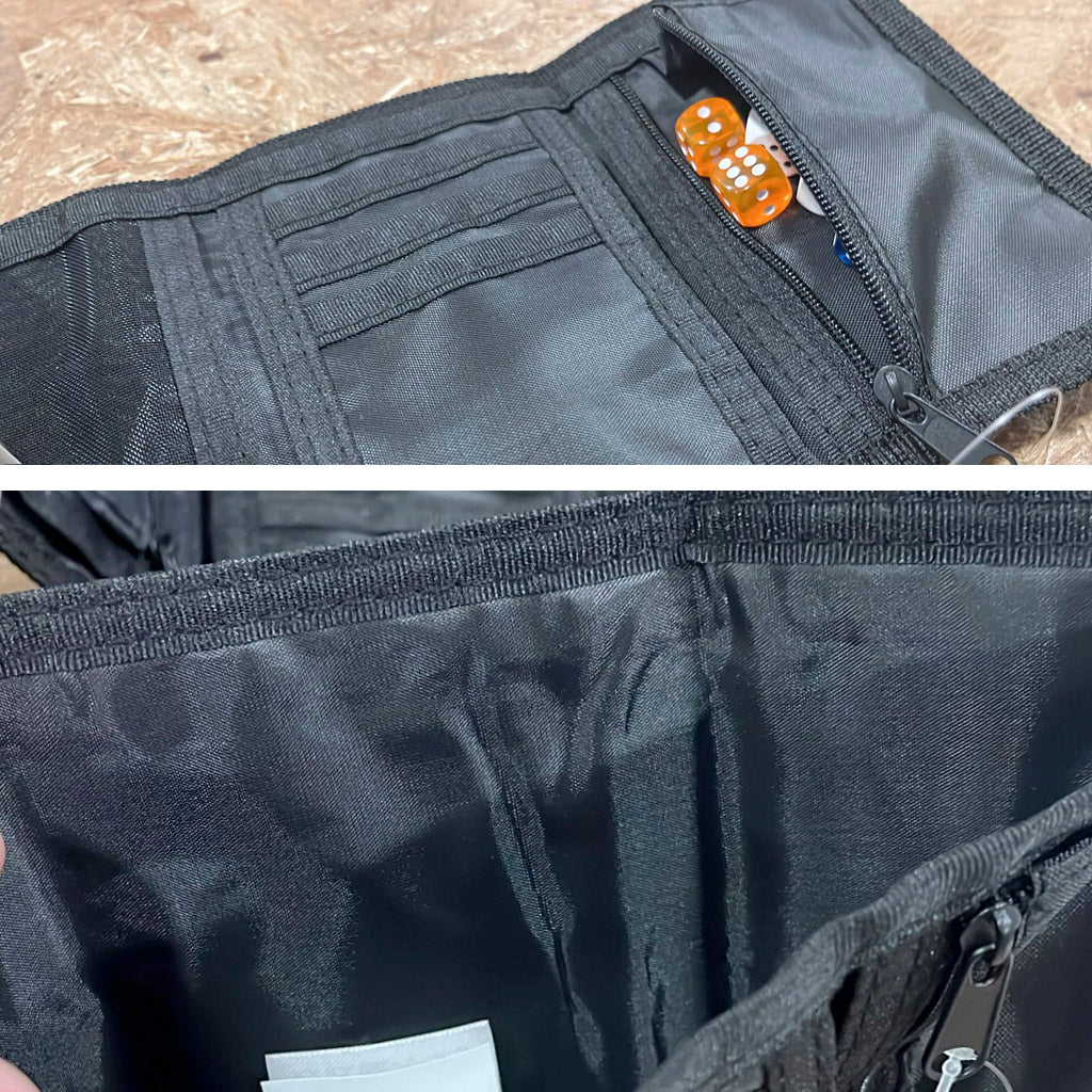 Cartera Símbolo de Konoha | Anime Naruto - Vista interior y compartimentos