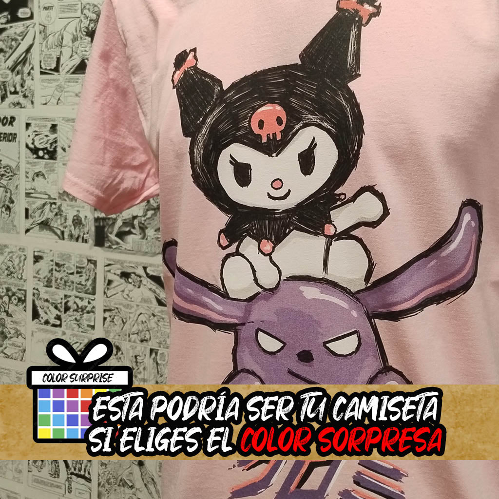 Camiseta Kuromi | Personaje Sanrio | Hombre