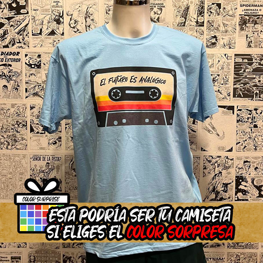 Camiseta de Música, El Futuro es Analógico