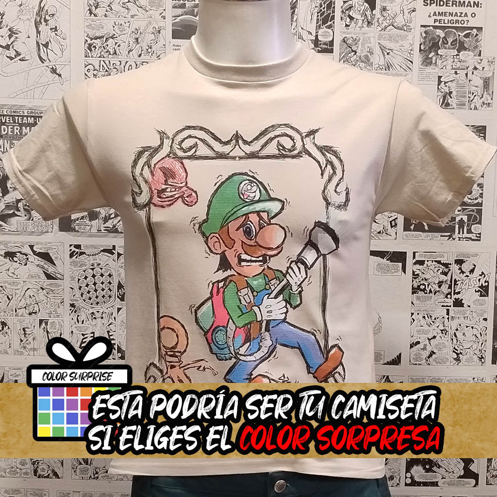 Camiseta del Videojuego Luigi's Mansion