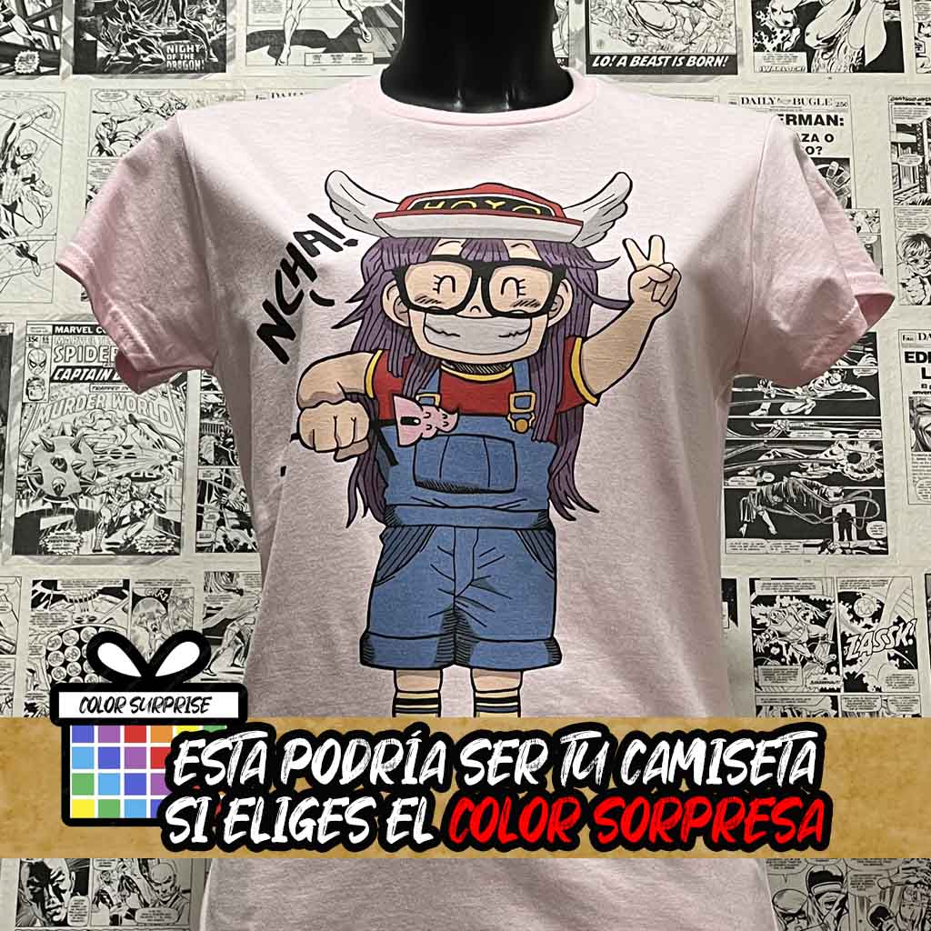 camiseta anime dr slump arale