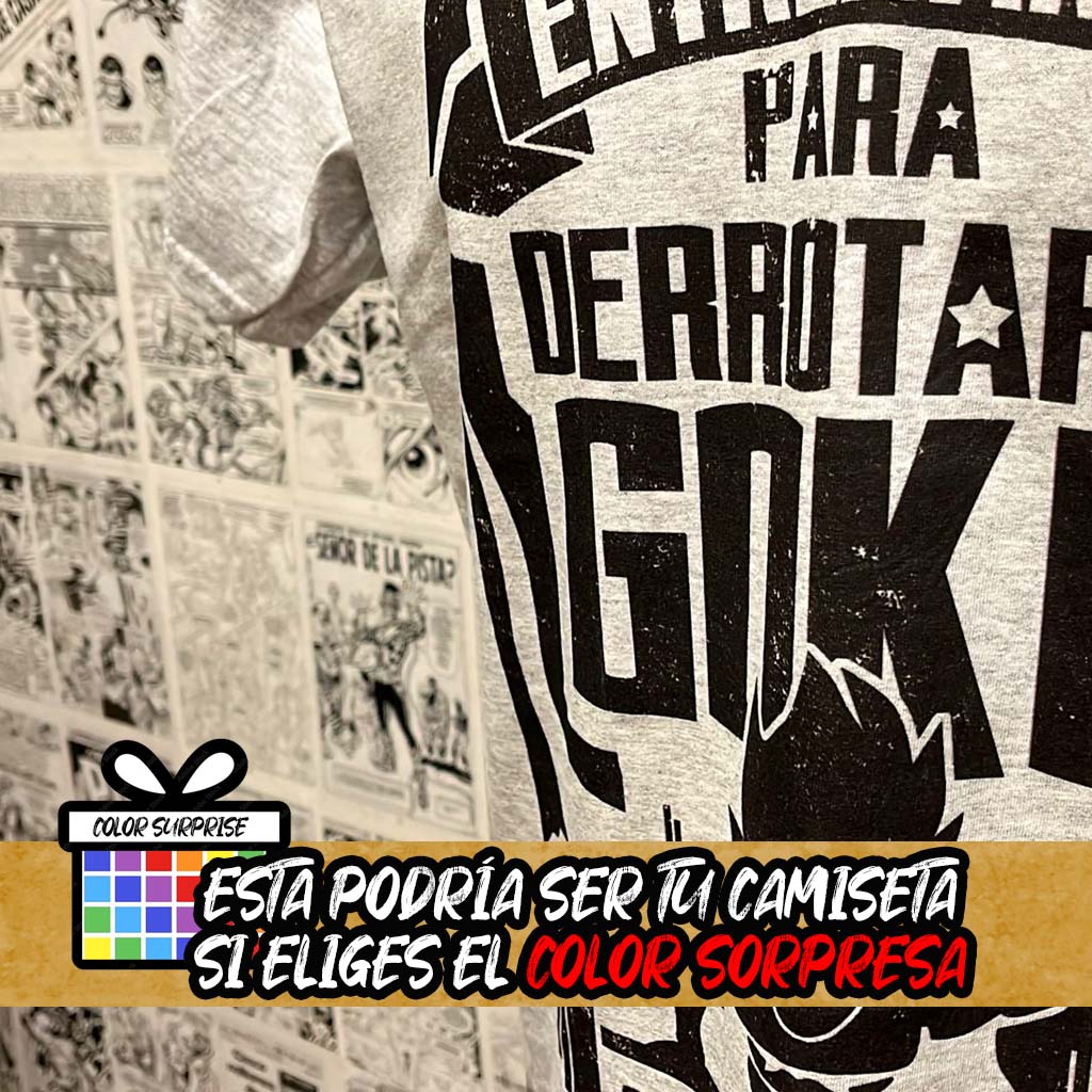 Camiseta Entrenamiento Goku | Anime Dragon Ball | Hombre