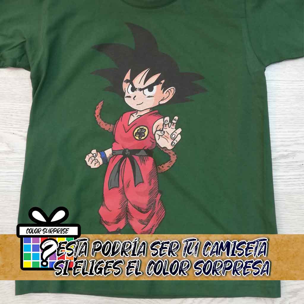 Camiseta Goku Niño | Anime Dragon Ball | Hombre