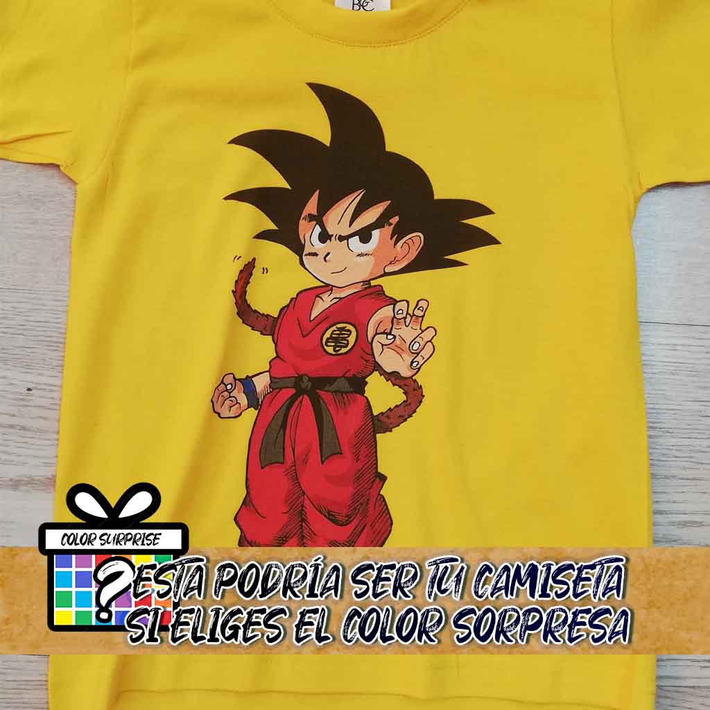 Camiseta Goku Niño | Anime Dragon Ball | Mujer