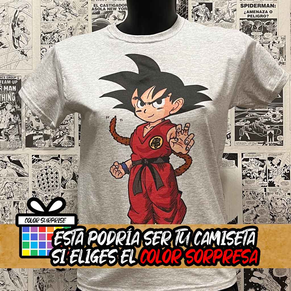 Camiseta Goku Niño | Anime Dragon Ball | Mujer