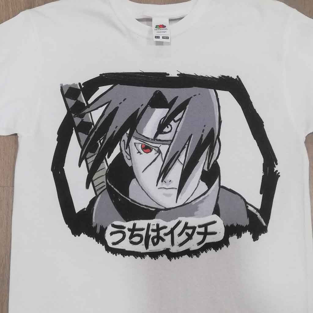 Camiseta de Itachi Uchiha del Anime Naruto