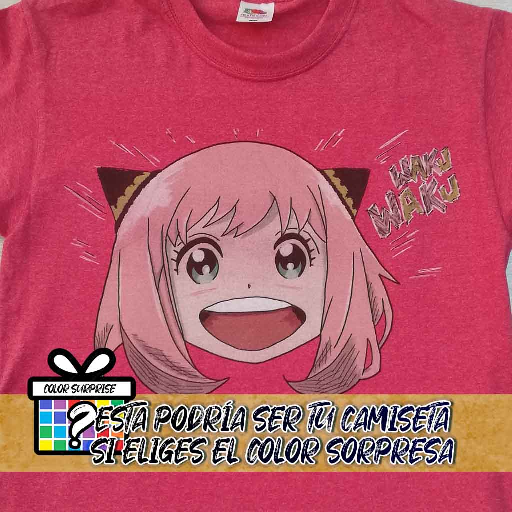 camiseta de anya la protagonista del anime spy x family