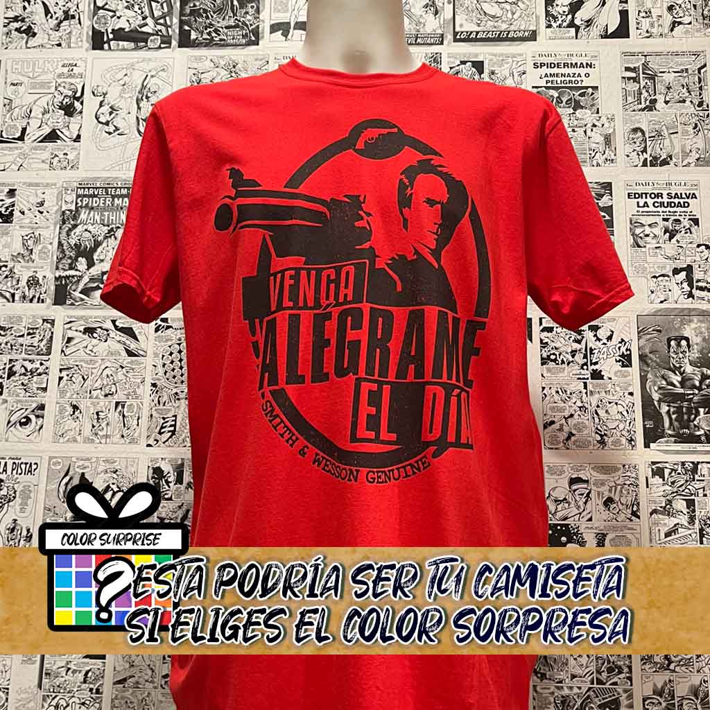 Camiseta Venga Alégrame el Día de la Película Harry el Sucio | Hombre