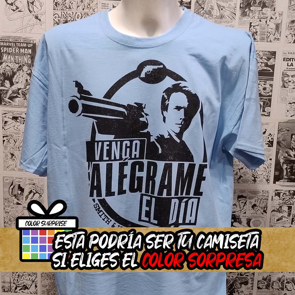 Camiseta Venga Alégrame el Día de la Película Harry el Sucio | Hombre