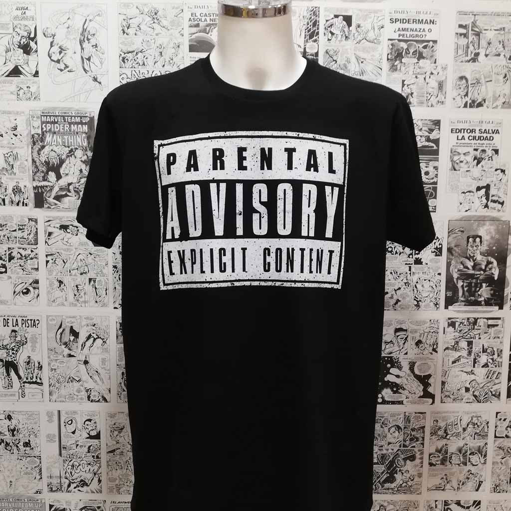 Camiseta Música Parental Advisory