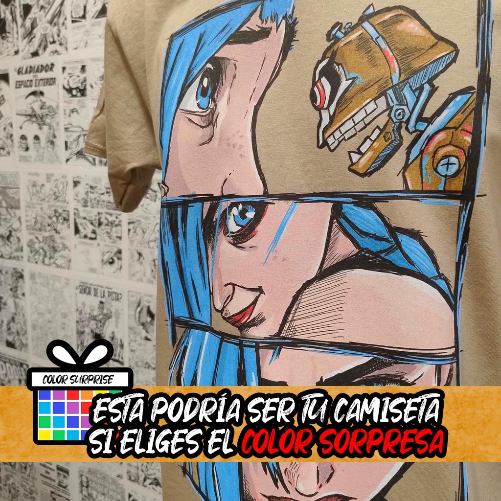 Camiseta de Jinx | Serie Arcane | Hombre