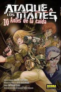 Antes de la caída Ataque a los Titanes 10 - portada