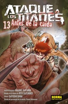 Antes de la caída Ataque a los Titanes 13 - portada