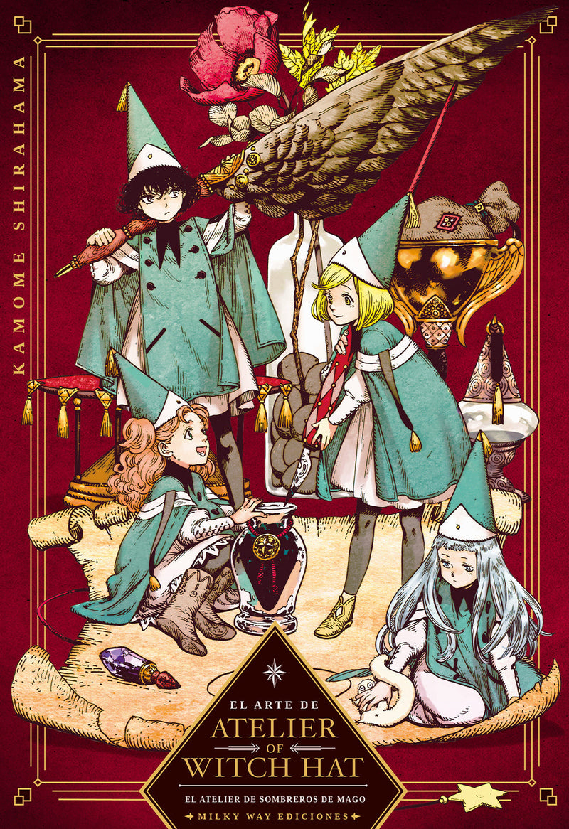El arte de Atelier of Witch Hat