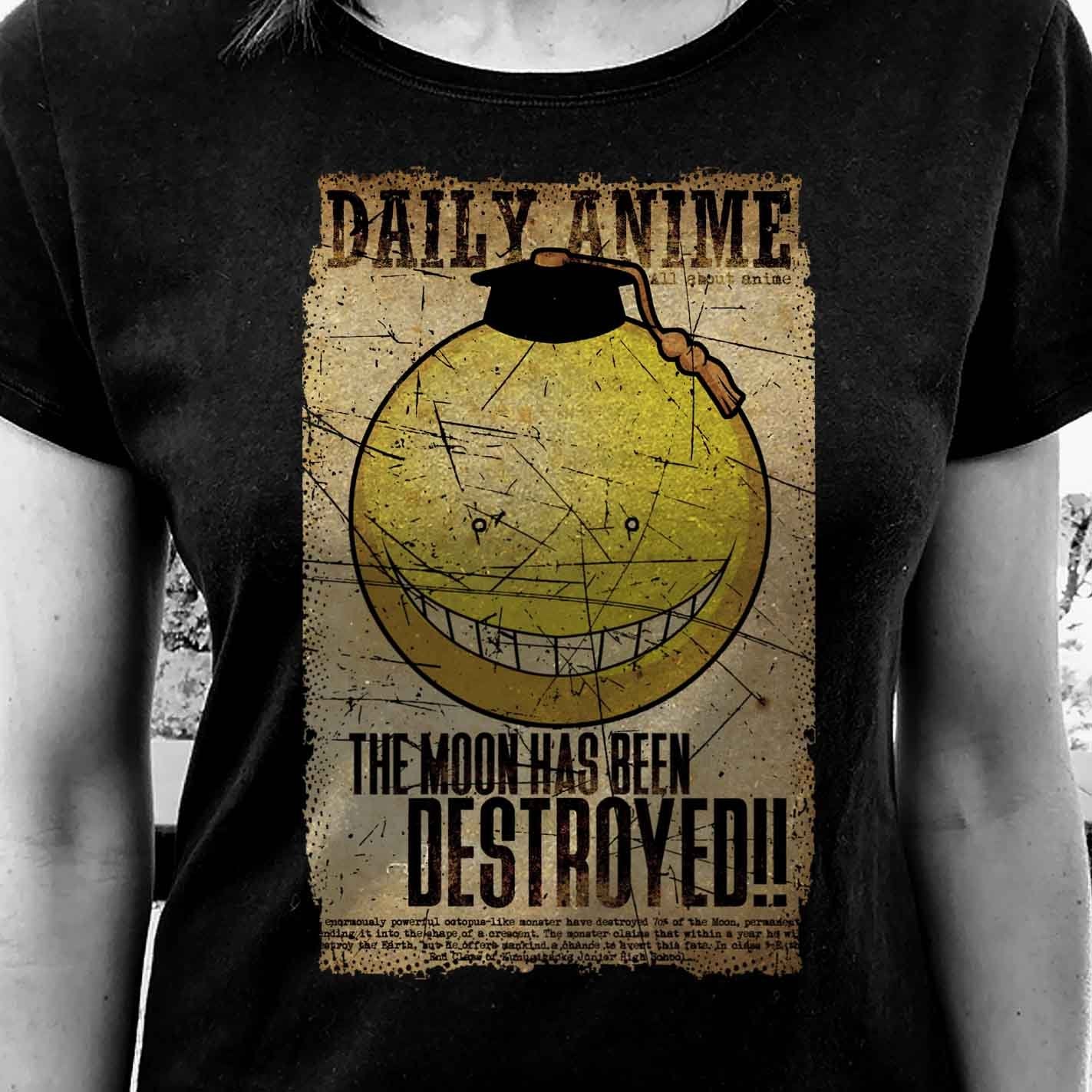 Camiseta Koro Sensei | Anime Assassination Classroom | Mujer - Vista Frontal