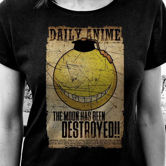 Camiseta Koro Sensei | Anime Assassination Classroom | Mujer - Vista Frontal