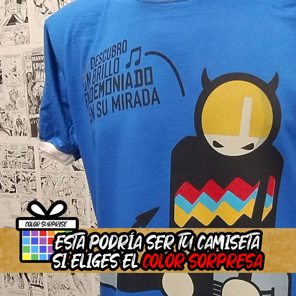 Camiseta de Los Planetas y su tema "La caja del diablo"