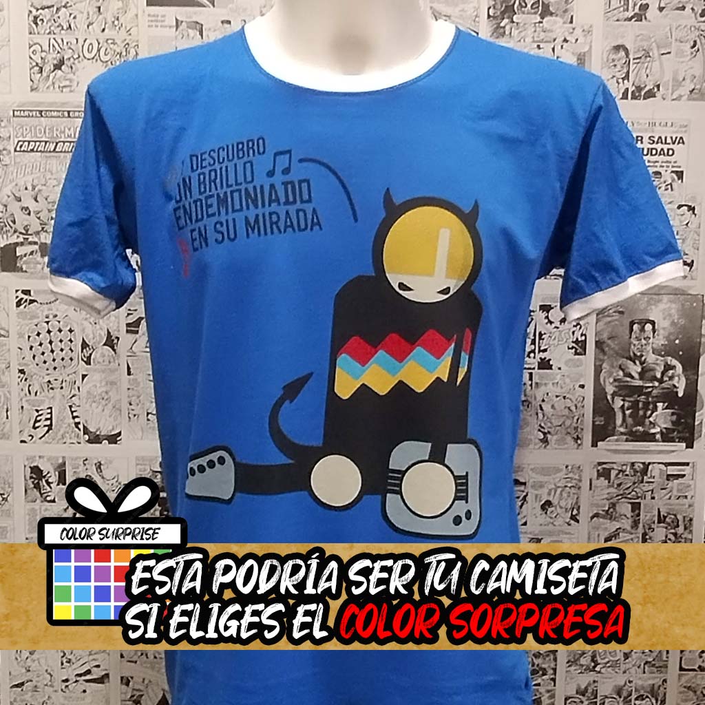 Camiseta de Los Planetas y su tema "La caja del diablo"