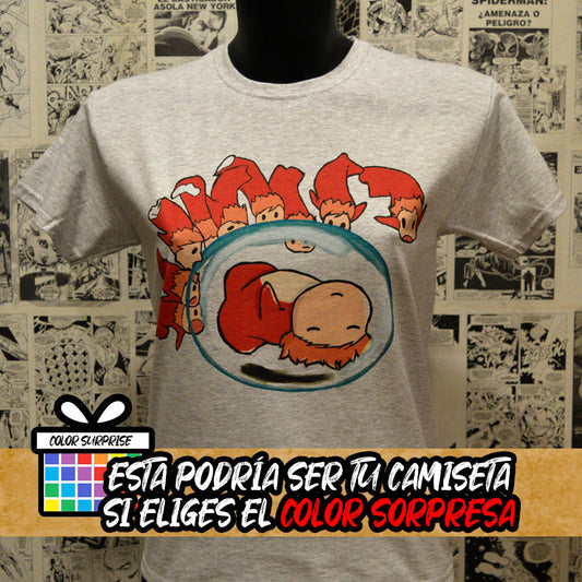 Camiseta Ponyo en el Acantilado | Pelicula Studio Ghibli | Infantil - Vista Frontal