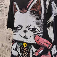 Camiseta de la Turbo Abuela del Anime Dan Da Dan | Mujer - Detrás Detalle