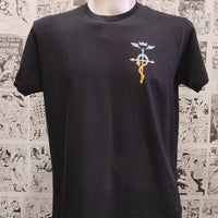 Camiseta de los Hermanos Edward y Alphonse del Anime Fullmetal Alchemist | Hombre - Frontal Delante