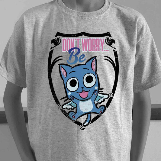 Camiseta Happy | Anime Fairy Tail | Hombre | Hombre - Vista Frontal