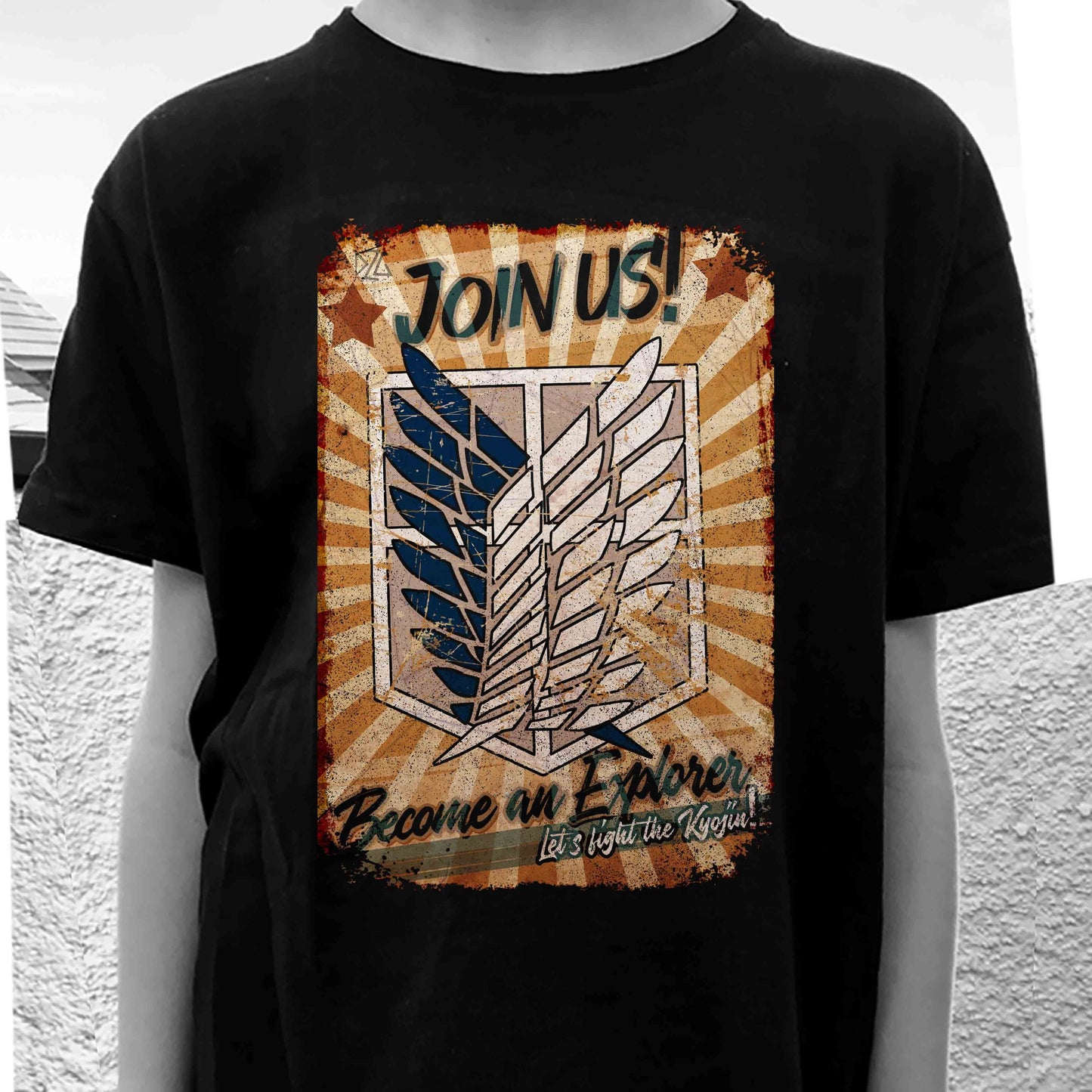 Camiseta Legión de Reconocimiento | Anime Ataque a los Titanes | Hombre