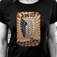 Camiseta Legión de Reconocimiento | Anime Ataque a los Titanes | Hombre