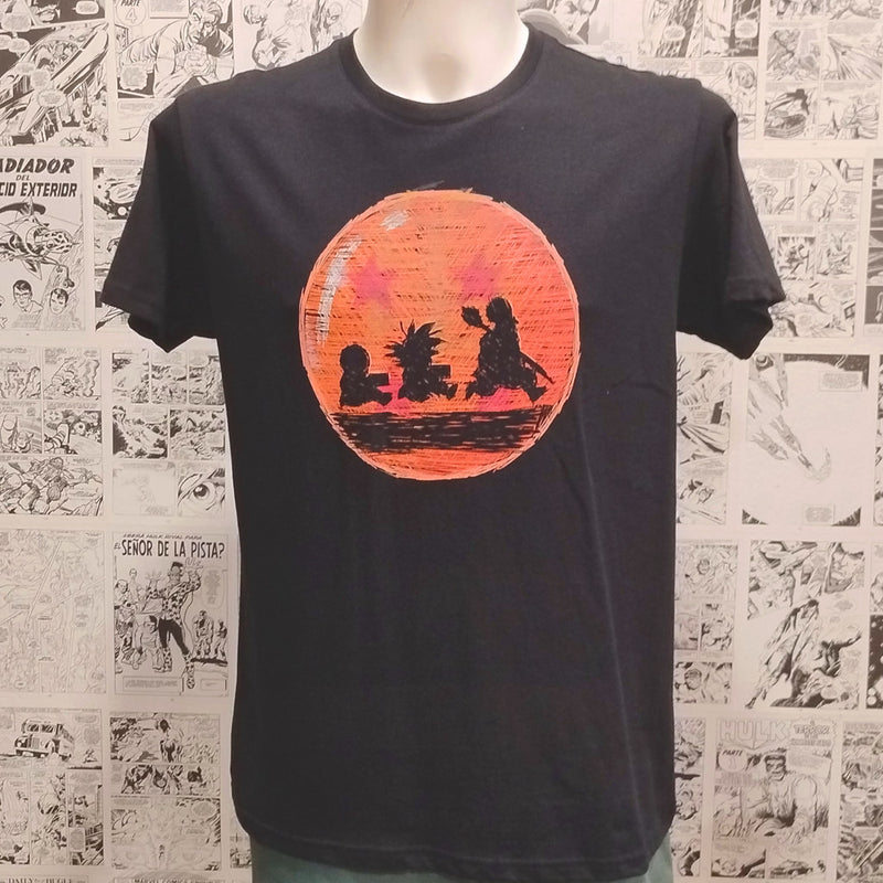 Camiseta Entrenamiento Goku y Krilin | Anime Dragon Ball | Hombre