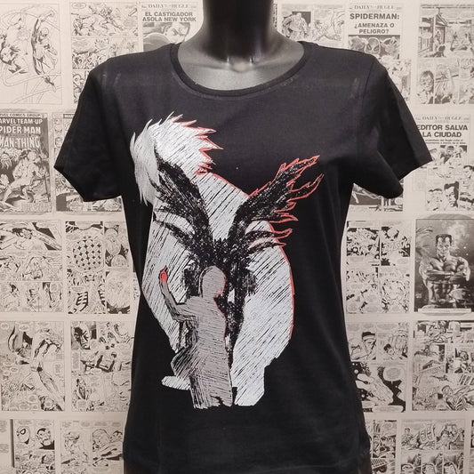 Camiseta L, Light y Ruyk | Anime Death Note | Hombre - Camiseta Anime Death Note Frontal
