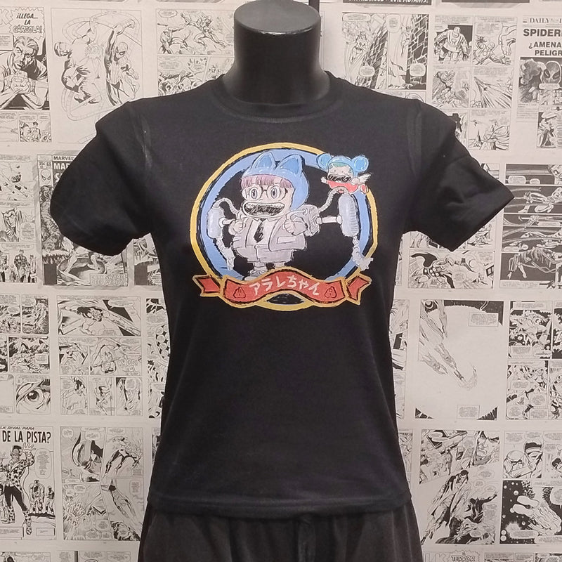 Camiseta Arale Cohete | Anime Dr.Slump | Mujer
