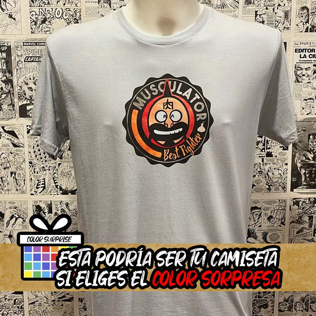 Camiseta Best Fighter | Anime Musculman | Hombre