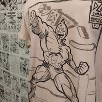 Camiseta Musculman | Anime Kinnikuman | Hombre - Camiseta Anime Musculman Detrás Frontal