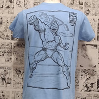 Camiseta Musculman | Anime Kinnikuman | Hombre - Camiseta Anime Musculman Detrás Frontal