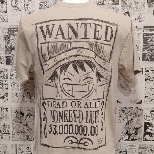 Camiseta Luffy Elbaf | Anime One Piece | Hombre - Camiseta Luffy Elbaf Anime One Piece Detrás