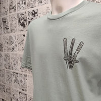 Camiseta Zoro Espadachín Anime One Piece | Infantil - Camiseta Anime One Piece Zoro Delante Detalle