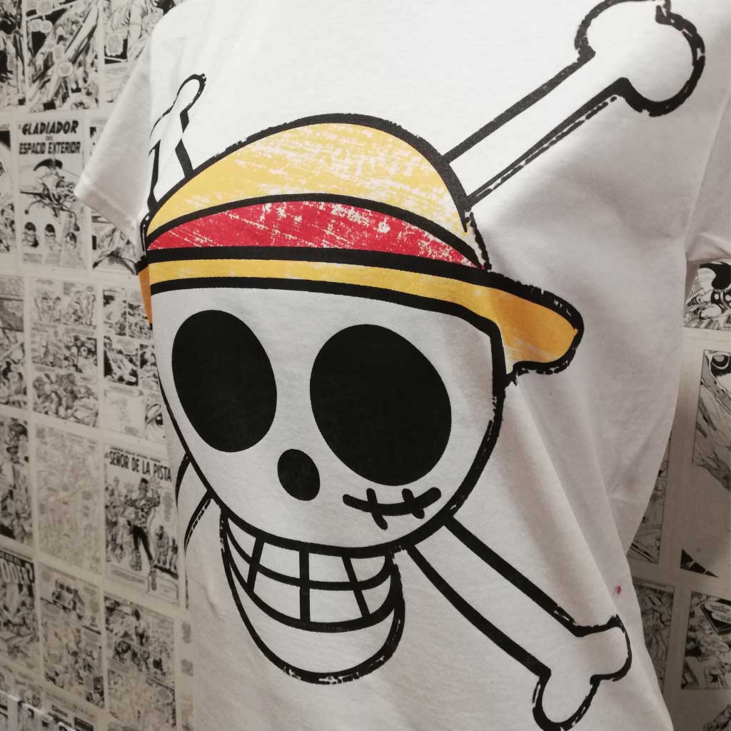 Camiseta Luffy Calavera del Anime One Piece