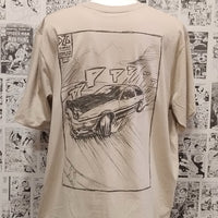 Camiseta Initial D | Anime Retro | Hombre - Camiseta Anime Initial D Frontal Detrás