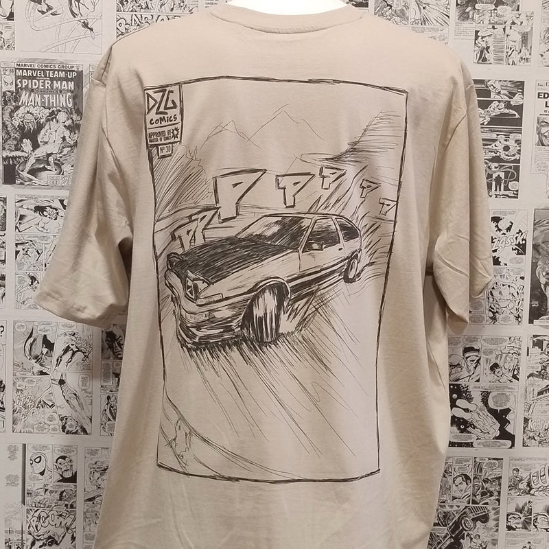 Camiseta Initial D | Anime Retro | Hombre