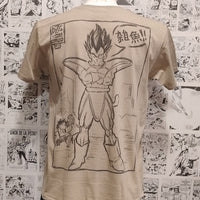 Camiseta Vegeta Anime Dragon Ball | Infantil - Frontal Detrás