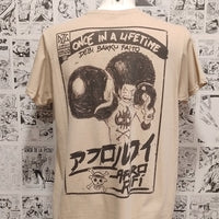 Camiseta Luffy Afro Anime One Piece | Mujer - Frontal Detrás