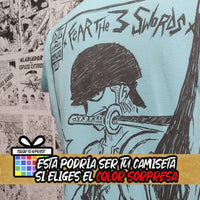 Camiseta Zoro Espadachín Anime One Piece | Infantil - Detrás Detalle