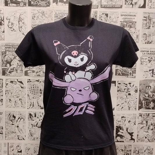 Camiseta Kuromi | Personaje Sanrio | Hombre - Vista Frontal