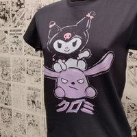 Camiseta Kuromi | Personaje Sanrio | Hombre - Vista Lateral