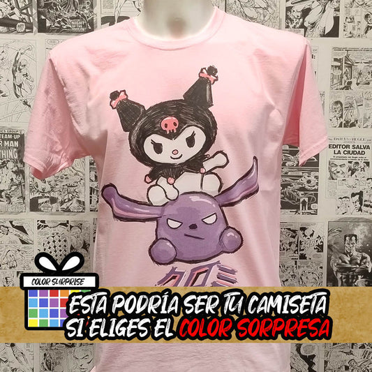 Camiseta Kuromi | Personaje Sanrio | Mujer - Vista Frontal