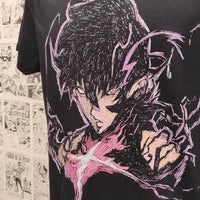 Camiseta Sung Jin Woo | Anime Solo Leveling | Hombre