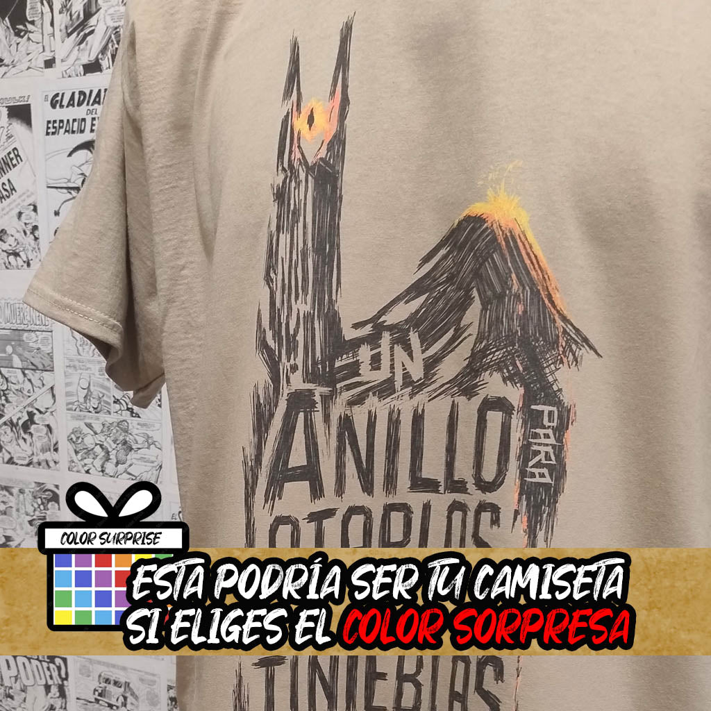 Camiseta Mordor de la Película El Señor de los Anillos