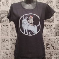 Camiseta Princesa Mononoke | Película Ghibli | Mujer | Kool Things -  Detalle
