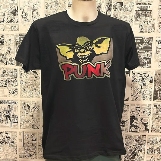 Camiseta Gremlin Punk | Cine Retro | Hombre - Hombre Frontal