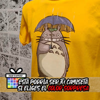 Camiseta Totoro Lluvia | Pelicula Studio Ghibli | Hombre